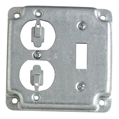 4 x 2 inch electrical box cover|electrical 4 square box covers.